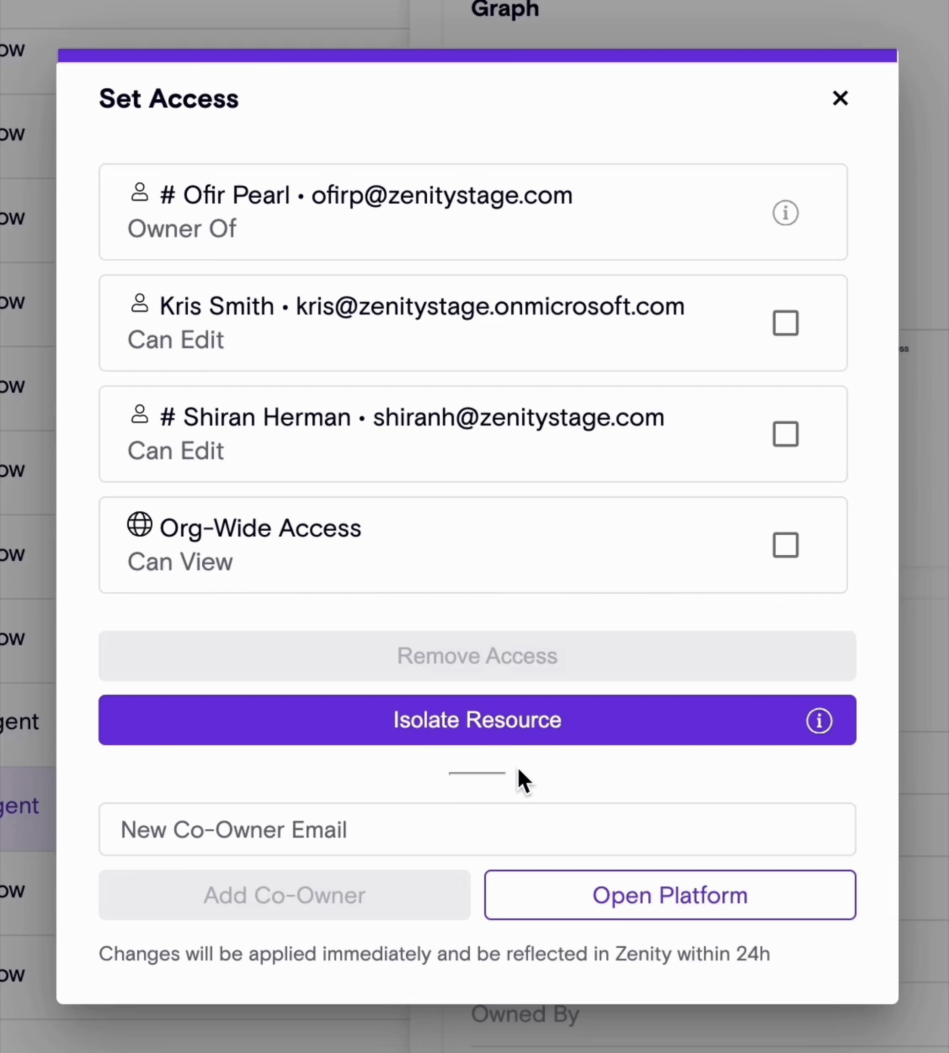Isolate Click2Fix Action