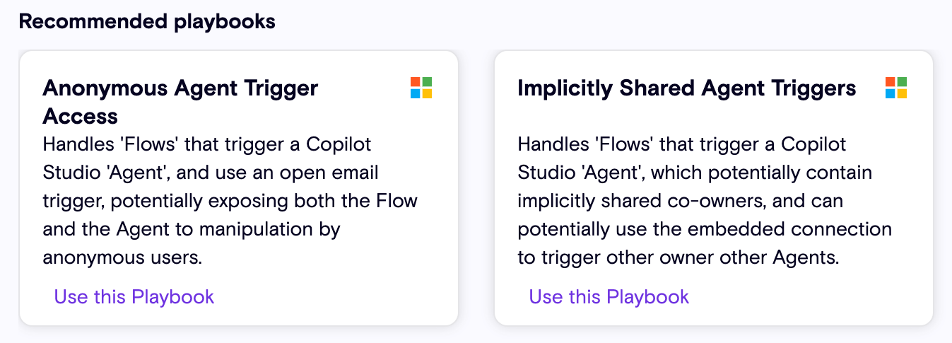 New Zenity Playbook Templates